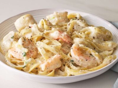 Seafood Alfredo